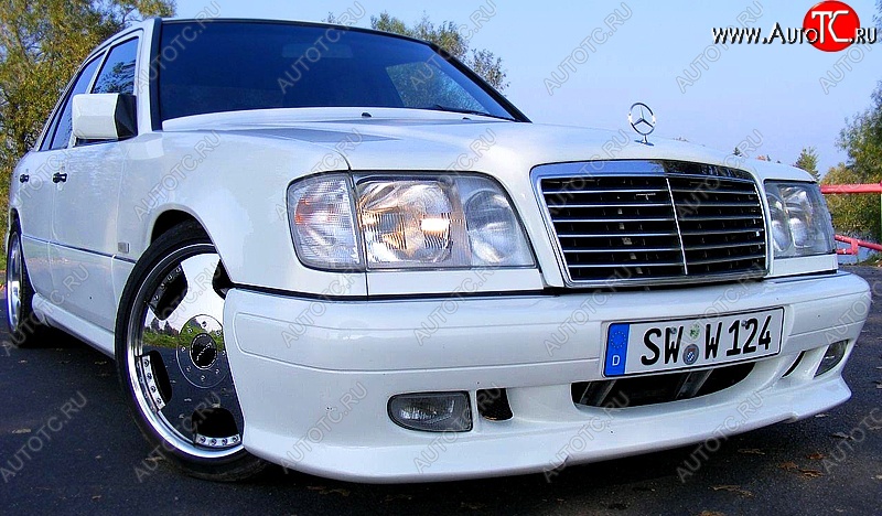 10 599 р. Передний бампер WALD Mercedes-Benz E-Class W124 седан дорестайлинг (1984-1993) (Неокрашенный)  с доставкой в г. Тамбов