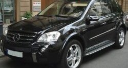 8 449 р. Накладки на колёсные арки CT Mercedes-Benz ML class W164 дорестайлинг (2005-2008) (Неокрашенные)  с доставкой в г. Тамбов. Увеличить фотографию 3