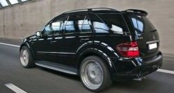 8 449 р. Накладки на колёсные арки CT Mercedes-Benz ML class W164 дорестайлинг (2005-2008) (Неокрашенные)  с доставкой в г. Тамбов. Увеличить фотографию 5