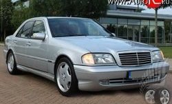 11 399 р. Передний бампер AMG  Mercedes-Benz C-Class  W202 (1993-2001) дорестайлинг седан, рестайлинг седан (Неокрашенный)  с доставкой в г. Тамбов. Увеличить фотографию 2