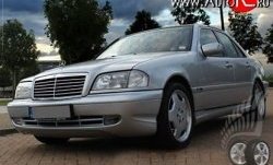 11 399 р. Передний бампер AMG  Mercedes-Benz C-Class  W202 (1993-2001) дорестайлинг седан, рестайлинг седан (Неокрашенный)  с доставкой в г. Тамбов. Увеличить фотографию 1