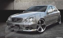 15 299 р. Пороги накладки Wild Mercedes-Benz C-Class W203 дорестайлинг седан (2000-2004)  с доставкой в г. Тамбов. Увеличить фотографию 1