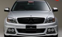 19 949 р. Передний бампер WALD Mercedes-Benz C-Class W204 дорестайлинг седан (2007-2011) (Неокрашенный)  с доставкой в г. Тамбов. Увеличить фотографию 2