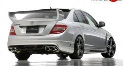 12 599 р. Пороги накладки WALD Mercedes-Benz C-Class W204 дорестайлинг седан (2007-2011) (Неокрашенные)  с доставкой в г. Тамбов. Увеличить фотографию 2