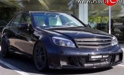 8 149 р. Радиаторная решётка Brabus Bullit Mercedes-Benz C-Class W204 дорестайлинг седан (2007-2011) (Неокрашенная)  с доставкой в г. Тамбов. Увеличить фотографию 3