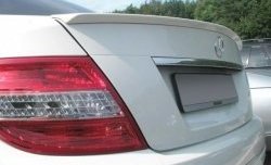 4 499 р. Лип спойлер AMG Style Mercedes-Benz C-Class W204 дорестайлинг седан (2007-2011) (Неокрашенный)  с доставкой в г. Тамбов. Увеличить фотографию 4