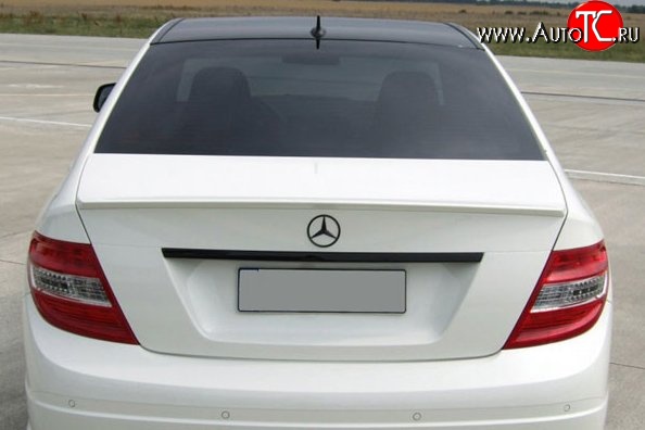 2 269 р. Лип спойлер M-VRS Mercedes-Benz C-Class W204 дорестайлинг седан (2007-2011) (Неокрашенный)  с доставкой в г. Тамбов