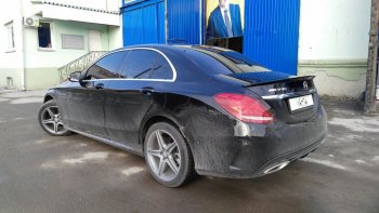 3 399 р. Лип спойлер АВТОКРАТ Mercedes-Benz C-Class W205 дорестайлинг седан (2015-2018) (Неокрашенный)  с доставкой в г. Тамбов. Увеличить фотографию 5