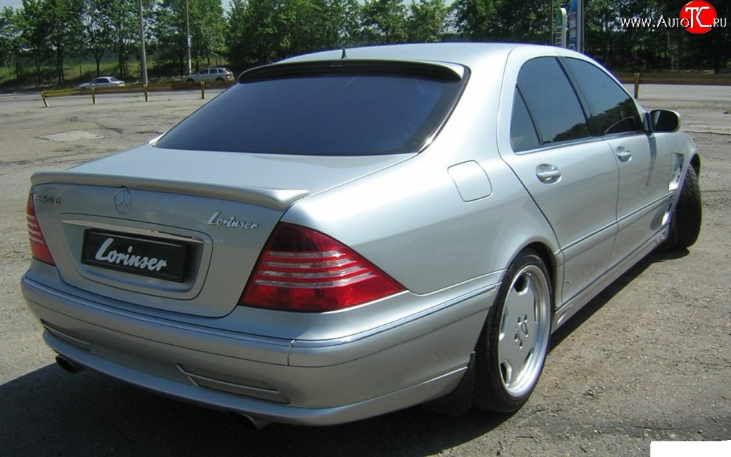 1 549 р. Козырёк на заднее лобовое стекло Lorinser  Mercedes-Benz E-Class  W211 (2002-2009) дорестайлинг седан, рестайлинг седан  с доставкой в г. Тамбов