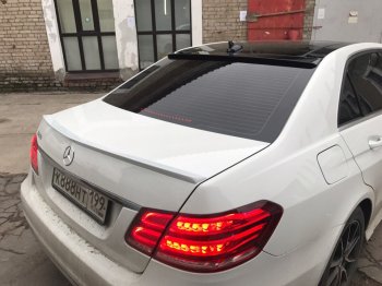 3 399 р. Козырек на заднее стекло АВТОКРАТ Mercedes-Benz E-Class W212 дорестайлинг седан (2009-2012) (Неокрашенный)  с доставкой в г. Тамбов. Увеличить фотографию 1