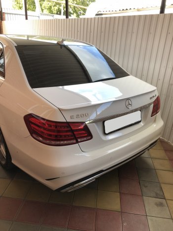 3 399 р. Лип спойлер АВТОКРАТ Лезвие  Mercedes-Benz E-Class  W212 (2009-2017) дорестайлинг седан, рестайлинг седан (Неокрашенный)  с доставкой в г. Тамбов. Увеличить фотографию 5