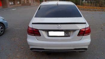 3 399 р. Лип спойлер АВТОКРАТ AMG Mercedes-Benz E-Class W212 рестайлинг седан (2013-2017) (Неокрашенный)  с доставкой в г. Тамбов. Увеличить фотографию 4