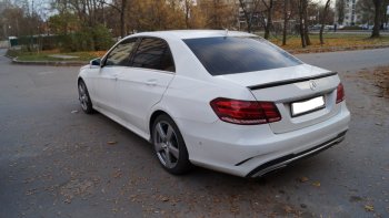 3 399 р. Лип спойлер АВТОКРАТ AMG  Mercedes-Benz E-Class  W212 (2009-2017) дорестайлинг седан, рестайлинг седан (Неокрашенный)  с доставкой в г. Тамбов. Увеличить фотографию 5