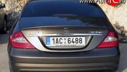 7 199 р. Лип спойлер AMG Mercedes-Benz CLS class C219 (2004-2011) (Неокрашенный)  с доставкой в г. Тамбов. Увеличить фотографию 3