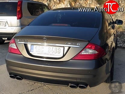 7 199 р. Лип спойлер AMG Mercedes-Benz CLS class C219 (2004-2011) (Неокрашенный)  с доставкой в г. Тамбов