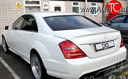 5 099 р. Козырёк на заднее стекло AMG Mercedes-Benz S class W221 (2006-2013) (Неокрашенный)  с доставкой в г. Тамбов