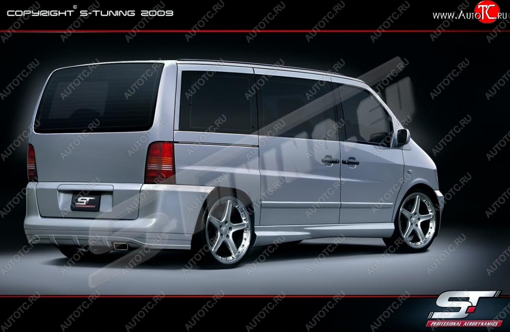 23 969 р. Задний бампер Wild Mercedes-Benz Vito W638 (1996-2003)  с доставкой в г. Тамбов