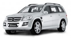 22 499 р. Пластиковые пороги Lorinser Mercedes-Benz GL class X164 рестайлинг (2009-2012) (Неокрашенные)  с доставкой в г. Тамбов. Увеличить фотографию 2