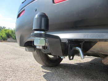 15 099 р. Фаркоп Petroil Tuning (съемный квадрат)  Mitsubishi ASX (2019-2025) 3-ий рестайлинг  с доставкой в г. Тамбов. Увеличить фотографию 3