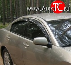 999 р. Комплект дефлекторов окон (ветровиков) 4 шт. (седан) Russtal Mitsubishi Galant (2004-2012)  с доставкой в г. Тамбов