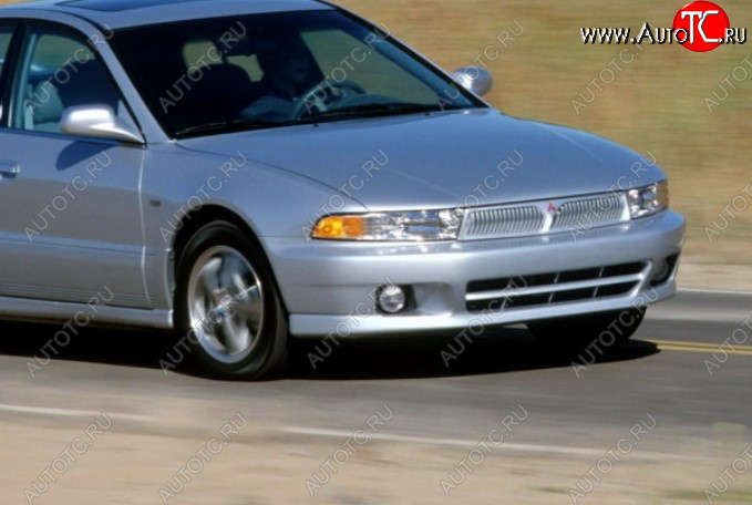 13 899 р. Передний бампер TYG (USA) Mitsubishi Galant 8  дорестайлинг седан (1996-1998) (Неокрашенный)  с доставкой в г. Тамбов