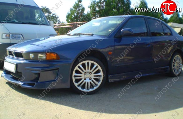 22 899 р. Передний бампер R1 Mitsubishi Galant 8  дорестайлинг седан (1996-1998)  с доставкой в г. Тамбов