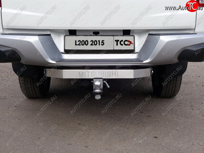 20 949 р. Фаркоп (тягово-сцепное устройство) TCC Тюнинг Mitsubishi L200 5 KK,KL дорестайлинг (2015-2019) (Оцинкованный, шар E)  с доставкой в г. Тамбов