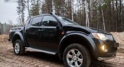 11 199 р. Пластиковый шноркель RA Mitsubishi L200 4  дорестайлинг (2006-2014)  с доставкой в г. Тамбов. Увеличить фотографию 2