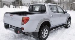 1 639 р. Накладки на борта кузова автомобиля RA  Mitsubishi L200 ( 4,  5 KK,KL) (2006-2022)  дорестайлинг, рестайлинг (Задний откидной борт)  с доставкой в г. Тамбов. Увеличить фотографию 2