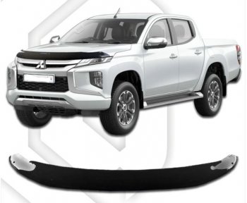 Дефлектор капота CA-Plastiс Mitsubishi L200 5 KK,KL рестайлинг (2018-2022)