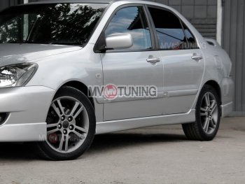 5 249 р. Пороги накладки Sport 2.0 Mitsubishi Lancer 9 1-ый рестайлинг седан (2003-2005) (Неокрашенные)  с доставкой в г. Тамбов. Увеличить фотографию 5