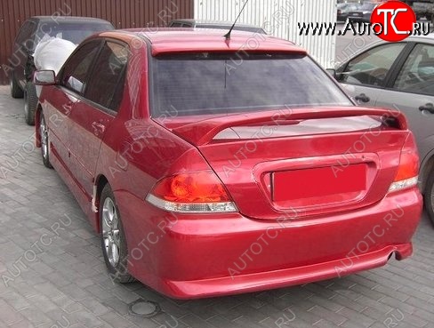 4 599 р. Козырёк на заднее стекло CT Mitsubishi Lancer 9 2-ой рестайлинг седан (2005-2009) (Неокрашенный)  с доставкой в г. Тамбов