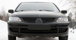 999 р. Реснички на фары RA  Mitsubishi Lancer  9 (2003-2009) 1-ый рестайлинг седан, 1-ый рестайлинг универсал, 2-ой рестайлинг седан, 2-ой рестайлинг универсал (Неокрашенные)  с доставкой в г. Тамбов. Увеличить фотографию 3