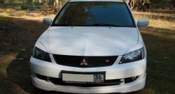 499 р. Реснички на фары Style v2 Mitsubishi Lancer 9 1-ый рестайлинг универсал (2003-2005) (Неокрашенные)  с доставкой в г. Тамбов. Увеличить фотографию 1