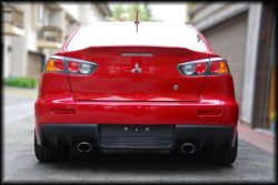 4 149 р. Лип спойлер DUCKBILL Mitsubishi Lancer 10 седан дорестайлинг (2007-2010) (Неокрашенный)  с доставкой в г. Тамбов. Увеличить фотографию 3