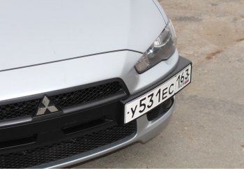 1 999 р. Воздуховоды радиатора в передний бампер Квадрат  Mitsubishi Lancer  10 (2007-2010) седан дорестайлинг, хэтчбэк дорестайлинг (Неокрашенные)  с доставкой в г. Тамбов. Увеличить фотографию 2