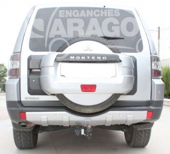 22 699 р. Фаркоп Aragon. (шар A) Mitsubishi Pajero 4 V80 3 дв. 1-ый рестайлинг (2011-2014)  с доставкой в г. Тамбов. Увеличить фотографию 6