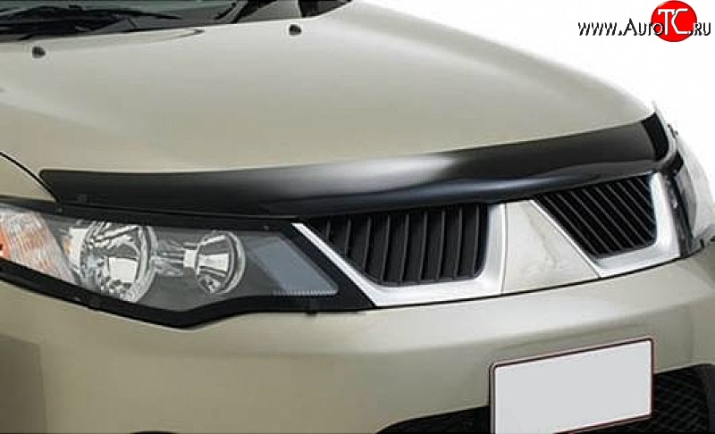 3 299 р. Дефлектор капота NovLine  Mitsubishi Outlander  XL (2005-2009) (CW)  дорестайлинг  с доставкой в г. Тамбов