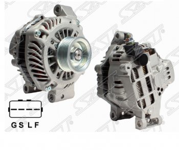 10 549 р. Генератор SAT (12V/120A / 3.0)  Mitsubishi Outlander  XL (2005-2013) (CW)  дорестайлинг, (CW)  рестайлинг  с доставкой в г. Тамбов. Увеличить фотографию 1