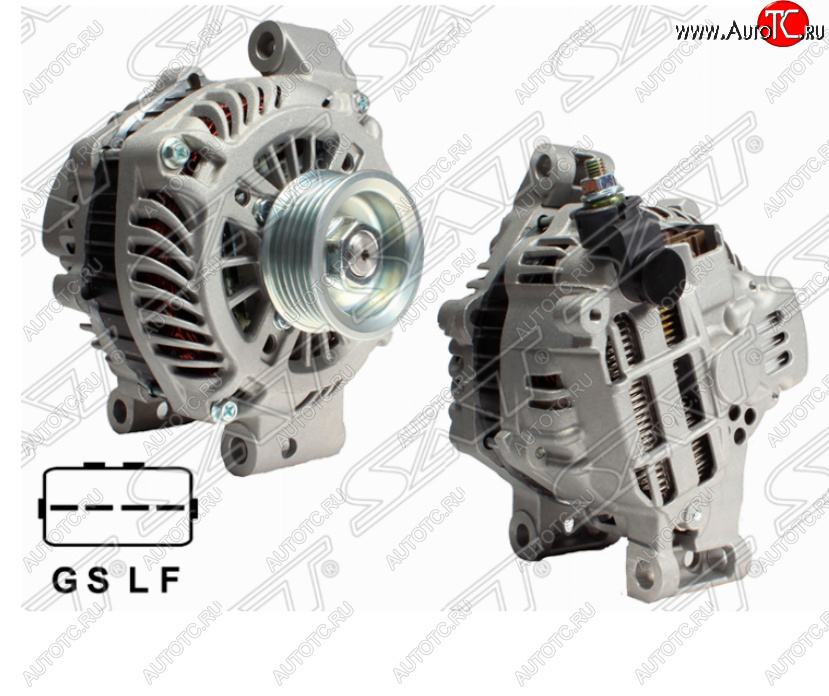 10 549 р. Генератор SAT (12V/120A / 3.0)  Mitsubishi Outlander  XL (2005-2013) (CW)  дорестайлинг, (CW)  рестайлинг  с доставкой в г. Тамбов