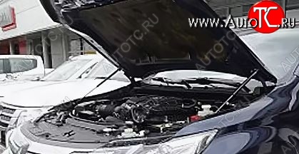 2 299 р. Упоры капота Russtal Mitsubishi Outlander GF дорестайлинг (2012-2014)  с доставкой в г. Тамбов