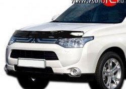 Дефлектор капота NovLine Mitsubishi (Митсубиси) Outlander (Аутлэндэр)  GF (2012-2014) GF дорестайлинг