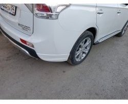 4 799 р. Боковые накладки на задний бампер BROOMER Design  Mitsubishi Outlander  GF (2012-2014) дорестайлинг (Неокрашенная)  с доставкой в г. Тамбов. Увеличить фотографию 4