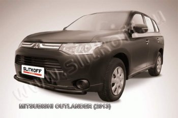 Защита переднего бампер Slitkoff Mitsubishi Outlander GF дорестайлинг (2012-2014)