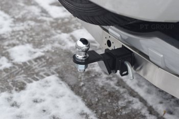 19 689 р. Фаркоп Petroil Tuning (съемный квадрат)  Mitsubishi Pajero  4 V90 (2014-2020) 2-ой рестайлинг  с доставкой в г. Тамбов. Увеличить фотографию 3