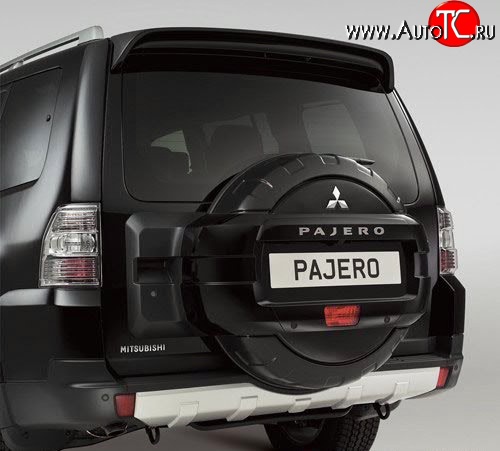 3 399 р. Чехол (кожух) запасного колеса Стандартный Mitsubishi Pajero 4 V90 дорестайлинг (2006-2011) (Неокрашенный)  с доставкой в г. Тамбов