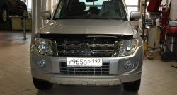 14 399 р. Накладка на передний бампер Sport v2 Mitsubishi Pajero 4 V80 3 дв. 1-ый рестайлинг (2011-2014) (Неокрашенная)  с доставкой в г. Тамбов. Увеличить фотографию 2