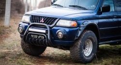 2 099 р. Подиумы противотуманных фар RA Mitsubishi Pajero Sport PA дорестайлинг (1996-2004)  с доставкой в г. Тамбов. Увеличить фотографию 3