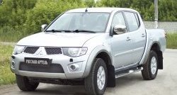 1 899 р. Защитная сетка решетки переднего бампера РА  Mitsubishi Pajero Sport  PB (2008-2013) дорестайлинг  с доставкой в г. Тамбов. Увеличить фотографию 3