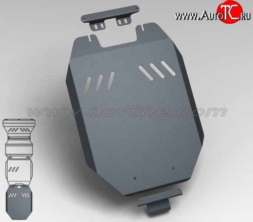789 р. Защита раздаточной коробки Novline (3.2, АКПП/МКПП, 3 мм) Mitsubishi Pajero Sport PB дорестайлинг (2008-2013)  с доставкой в г. Тамбов